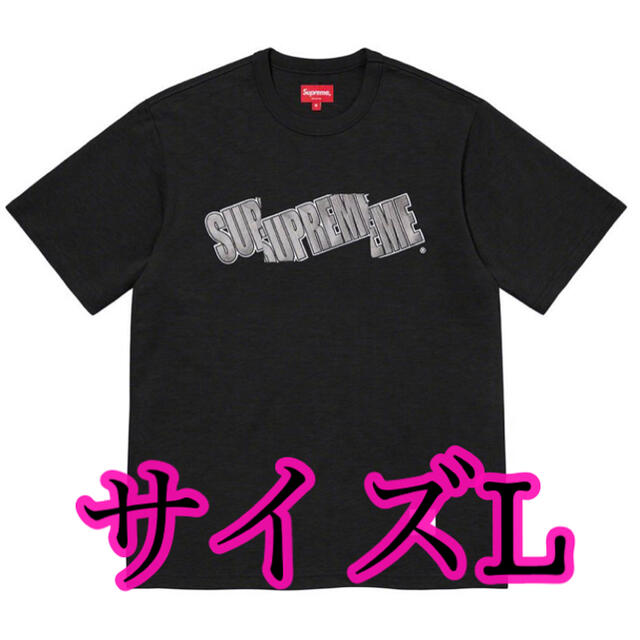 supreme21ss Cut Logo S/S Topメンズ