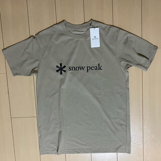スノーピーク(Snow Peak)の半袖Tシャツ スノーピーク ストア限定　サイズXL ベージュ(Tシャツ/カットソー(半袖/袖なし))