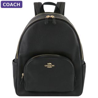 コーチ(COACH)の【新品】2021年新作 COACH リュック 黒/ゴールド(リュック/バックパック)