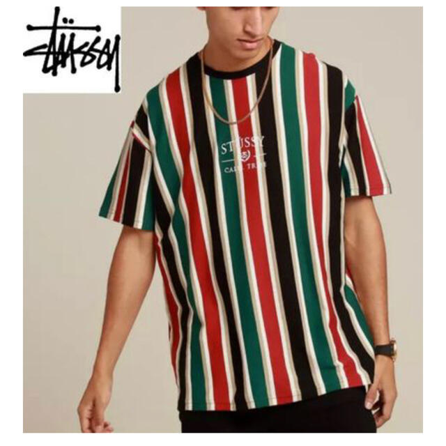 STUSSY(ステューシー)の【M様専用】STUSSY ストライプTシャツ メンズのトップス(Tシャツ/カットソー(半袖/袖なし))の商品写真