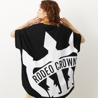 ロデオクラウンズワイドボウル(RODEO CROWNS WIDE BOWL)の新品ブラック※早い者勝ちノーコメント即決お願い致します。❌コメントは❌やめて❌(Tシャツ(半袖/袖なし))