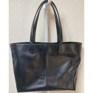 ユナイテッドアローズグリーンレーベルリラクシング(UNITED ARROWS green label relaxing)のユナイテッドアローズ レザートートバッグ 黒/ブラック(トートバッグ)