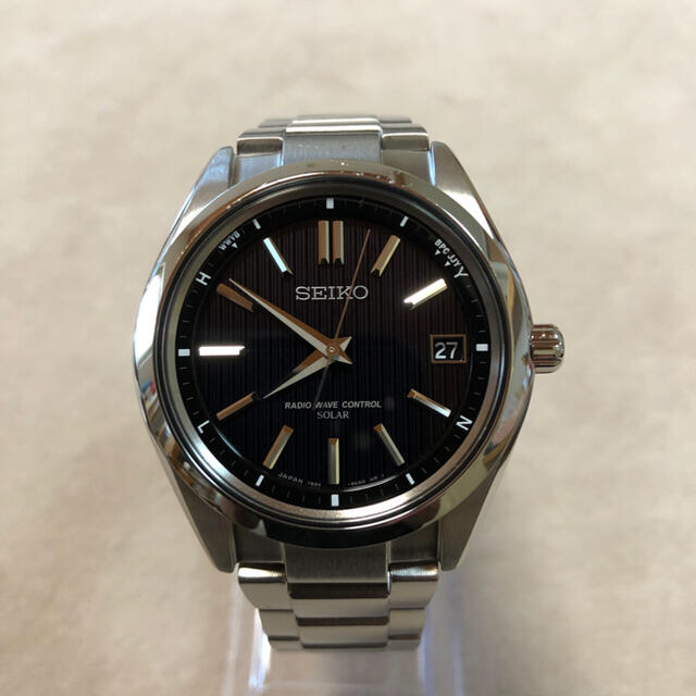 SEIKO ブライツ 7B24-0BH0(黒・青文字盤 2個セット)