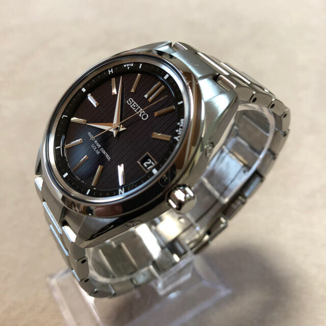 SEIKO ブライツ 7B24-0BH0(黒・青文字盤 2個セット) 2