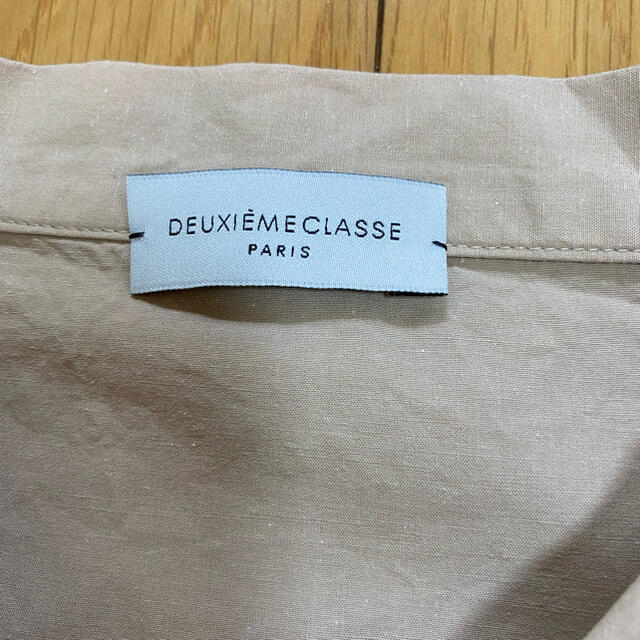 DEUXIEME CLASSE(ドゥーズィエムクラス)のDeuxieme Classe  コットンリネンショートスリーブプルオーバー レディースのトップス(シャツ/ブラウス(半袖/袖なし))の商品写真