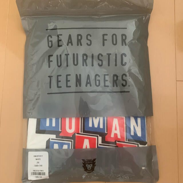 HUMAN MADE / T-シャツ 新品 ホワイト XXLサイズ