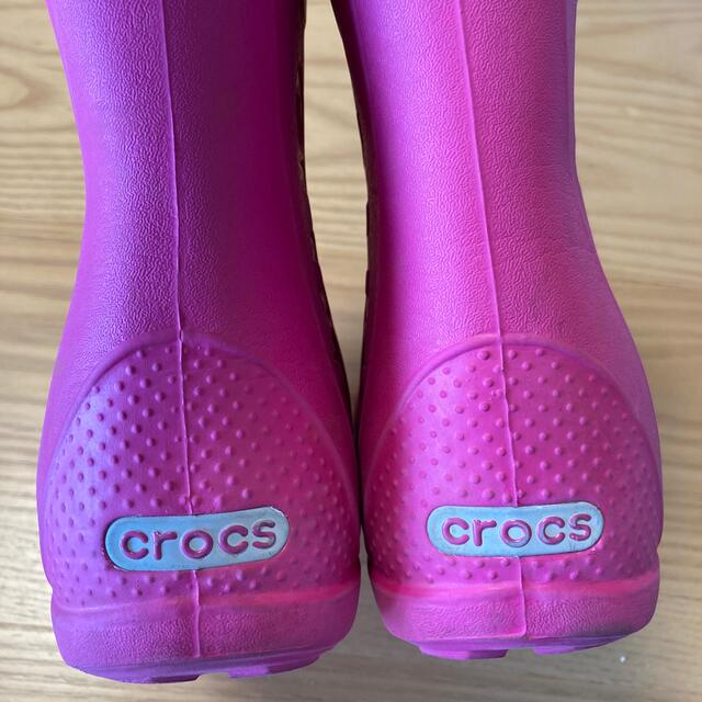 crocs(クロックス)のクロックス　長靴　c11 キッズ/ベビー/マタニティのキッズ靴/シューズ(15cm~)(長靴/レインシューズ)の商品写真