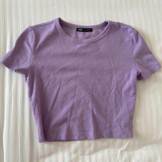 ザラ(ZARA)のzara トップス　(Tシャツ(半袖/袖なし))