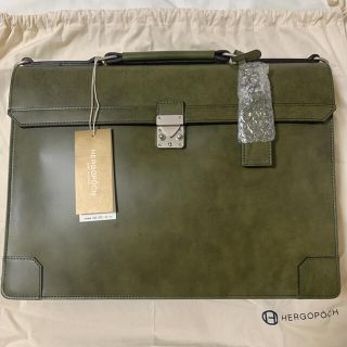 エルゴポック(HERGOPOCH)の【新品・未使用】エルゴポック　ワキシングレザー　ブリーフケース　06シリーズ(ビジネスバッグ)