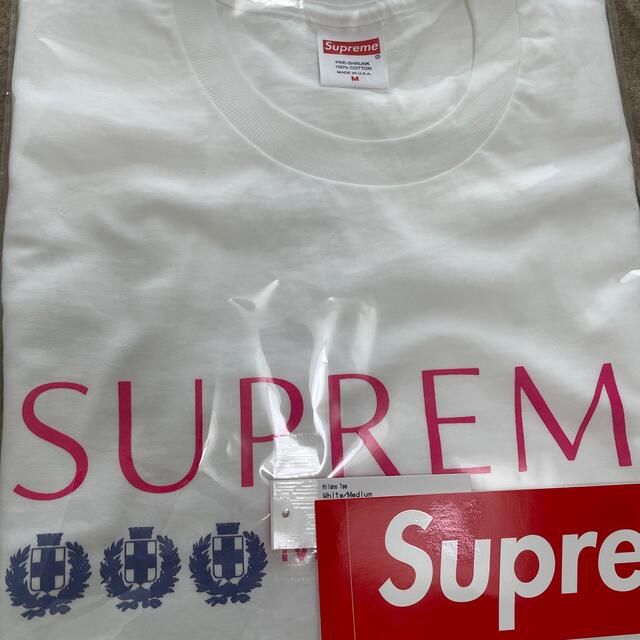 supreme milano tee 白 M