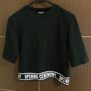 オープニングセレモニー(OPENING CEREMONY)のOPENINGCEREMONY ラインロゴTシャツ(Tシャツ(半袖/袖なし))