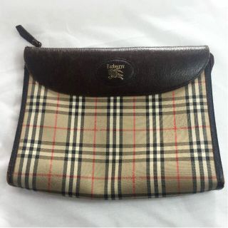 BURBERRY - 正規品 バーバリー セカンドバッグ メンズ ブラウン 中古の ...