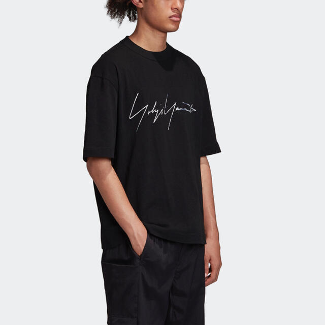 Y-3 M DISTRESSED SIGNATURE SS TEE