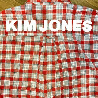 キムジョーンズ(KIM JONES)のKIM JONES キムジョーンズ　GU ロングシャツ　ネルシャツ(シャツ)