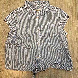 エイチアンドエム(H&M)のストライプシャツ(ブラウス)