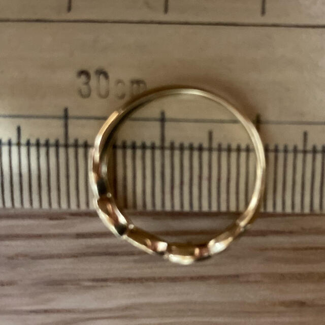 4℃(ヨンドシー)の4℃ ヨンドシー　リング　指輪　7号　8号　ゴールド　K18 レディースのアクセサリー(リング(指輪))の商品写真