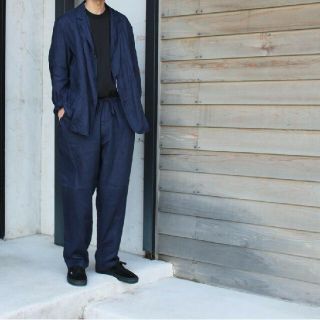 COMOLI - 21ss comoliリネンwクロス セットアップ2の通販 by