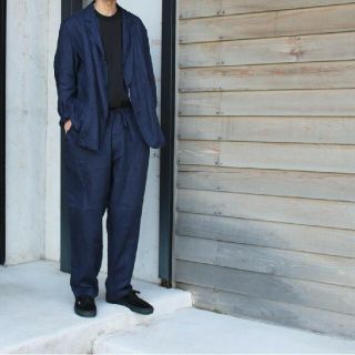 comoli セットアップ 21ss ネイビー