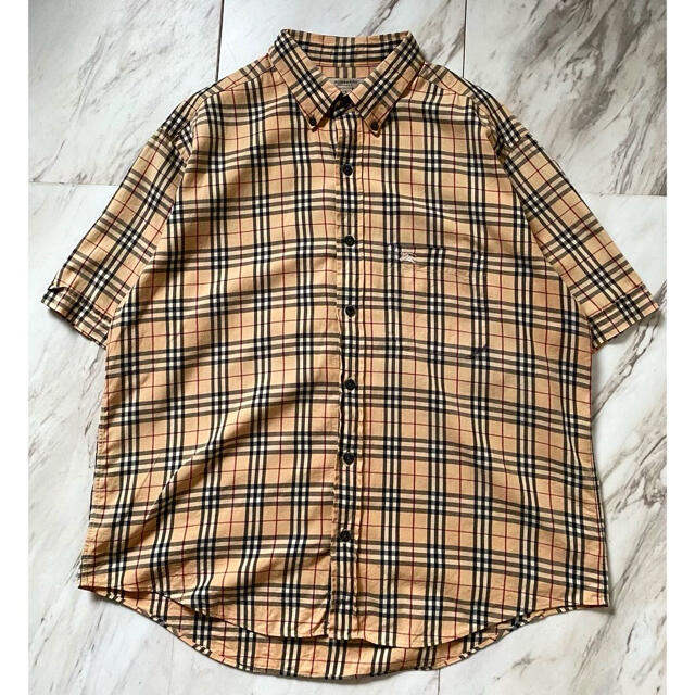 BURBERRY(バーバリー)の"海外企画" vintage 90s Burberry バーバリーチェックシャツ メンズのトップス(シャツ)の商品写真