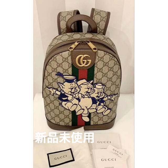 Gucci - yumamaです♡新品未使用♡GUCCI ディズニー 三匹の子豚 バッグ