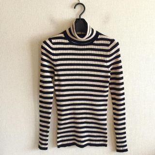 ギャップ(GAP)のGAP♡ボーダータートルリブニットソー(ニット/セーター)