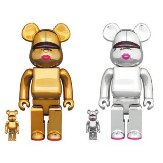 メディコムトイ(MEDICOM TOY)のBE@RBRICK SORAYAMA × 2G GOLD SILVER セット(その他)