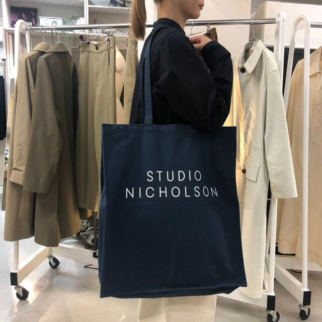 【新品】STUDIO NICHOLSON Cotton Canvas Tote