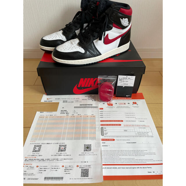 エアジョーダン1  ジムレッド　airjordan1 gymred 28.5cm靴/シューズ