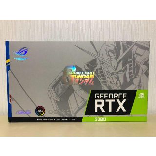 エイスース(ASUS)のほぼ新品　ASUS ROG-STRIX-RTX-3080-GUNDAM(PCパーツ)