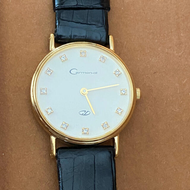 Carmende18金時計 レディースのファッション小物(腕時計)の商品写真