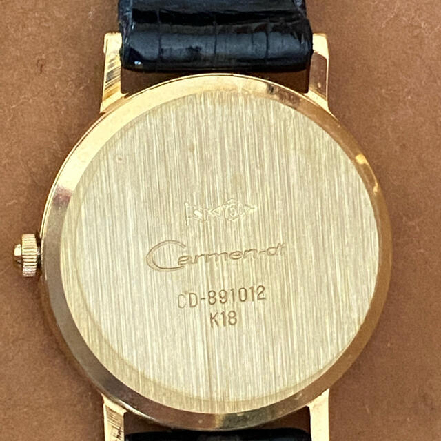 Carmende18金時計 レディースのファッション小物(腕時計)の商品写真