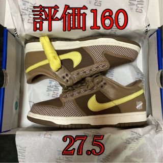 ナイキ(NIKE)の27.5 NIKE DUNK LOW UNDFTD undefeated(スニーカー)