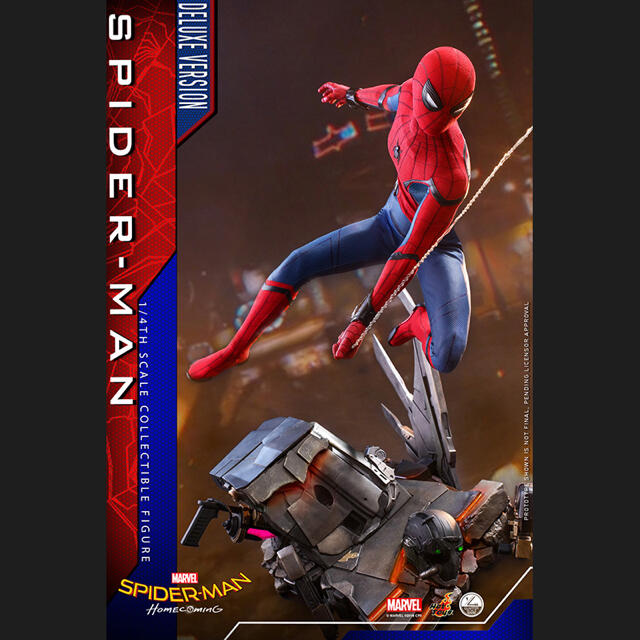 フィギュアホットトイズ　クオーター スケール スパイダーマン ホームカミング DX版