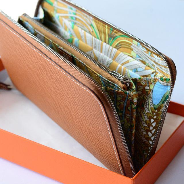 Hermes(エルメス)の【週末限定特価】HERMES エルメスアザップ 財布 シルクイン  匿名配送 レディースのファッション小物(財布)の商品写真