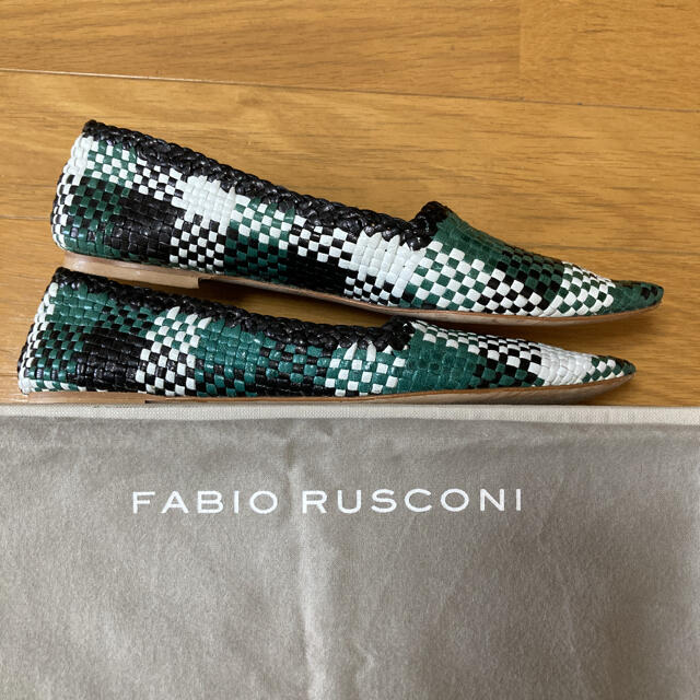 FABIO RUSCONI(ファビオルスコーニ)の【値下げしました！】FABIO RUSCONI メッシュフラットシューズ 37 レディースの靴/シューズ(ローファー/革靴)の商品写真