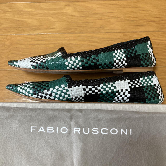 FABIO RUSCONI(ファビオルスコーニ)の【値下げしました！】FABIO RUSCONI メッシュフラットシューズ 37 レディースの靴/シューズ(ローファー/革靴)の商品写真