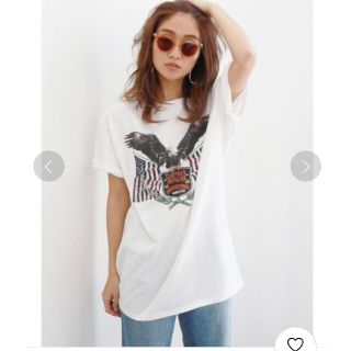 アングリッド(Ungrid)の値下げ　アングリッド　イーグルプリント　ダメージ　ビッグTee(Tシャツ(半袖/袖なし))