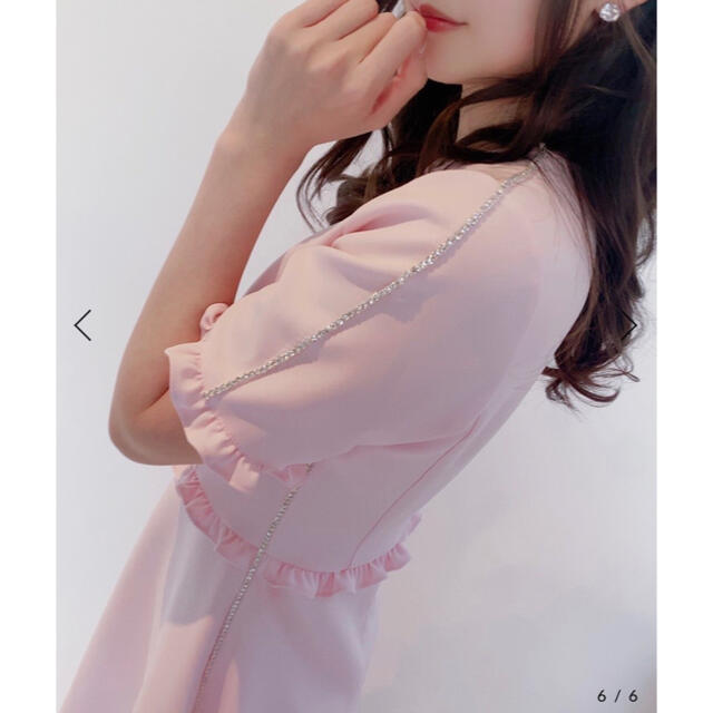 【みきさま専用】ピンク ワンピース レディースのワンピース(ミニワンピース)の商品写真