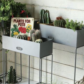 DULTON プランター2個セット METAL PLANTER BOX(プランター)