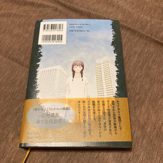 琥珀の夏　辻村深月 エンタメ/ホビーの本(文学/小説)の商品写真