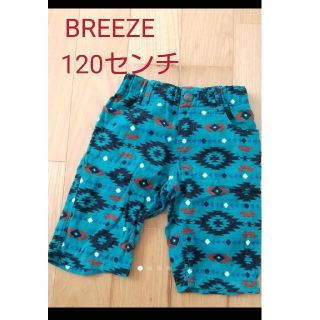 ブリーズ(BREEZE)のBREEZE キッズハーフパンツ ネイティブ柄 オルティブ柄 １２０センチ(パンツ/スパッツ)