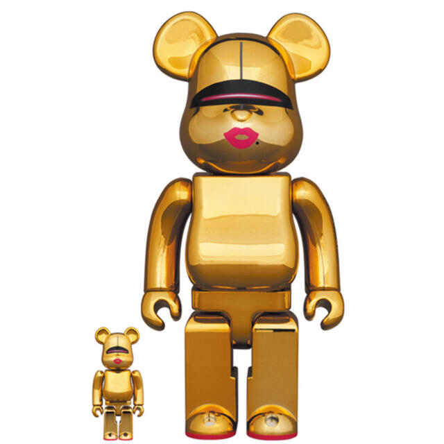 MEDICOM TOY(メディコムトイ)のBE@RBRICK SORAYAMA × 2G GOLD 100％ & 400％ エンタメ/ホビーのフィギュア(その他)の商品写真