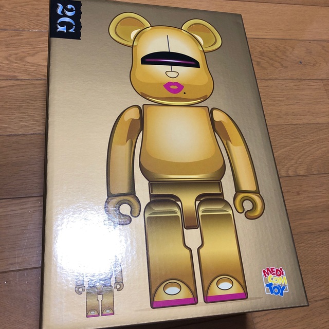 BE@RBRICK SORAYAMA × 2G GOLD 100% & 400% pa.pe