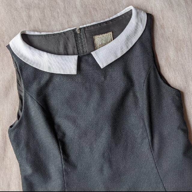 美品♡FOXEY 12万 ラッフルクラッシック ワンピース フォクシー 白襟白