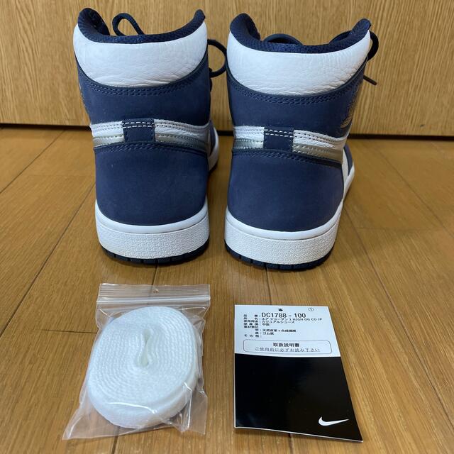 JORDAN 1 HIGH OG CO.JP "WHITE/NAVY" ケース無