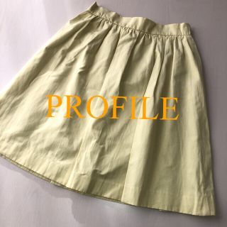 プロフィール(PROFILE)の＊PROFILE＊フレアスカート size38(ひざ丈スカート)