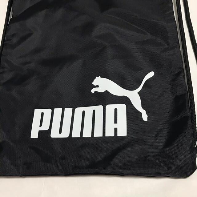 新品ジムサック ナップサック　プーマ　PUMA ブランド　ブラック　 メンズのバッグ(バッグパック/リュック)の商品写真