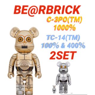 BE@RBRICK TC-14 100％&400％ C-3PO 1000％セット(フィギュア)