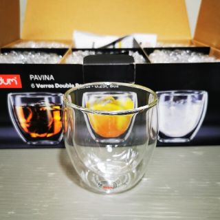 ボダム(bodum)のBODUM PAVINA ボダム バヴィール　ダブルウォール グラス 250ml(グラス/カップ)