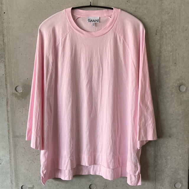 DEUXIEME CLASSE(ドゥーズィエムクラス)のピーター様専用　金子綾さん着用　ganni Tシャツ レディースのトップス(Tシャツ(半袖/袖なし))の商品写真